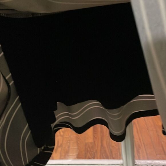 Anthropologie Hutch horizontal pin stripe black white Eleanor dress size small - Picture 6 of 13